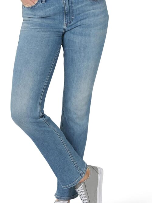 Women's  Mid Rise Straight Leg Jean
